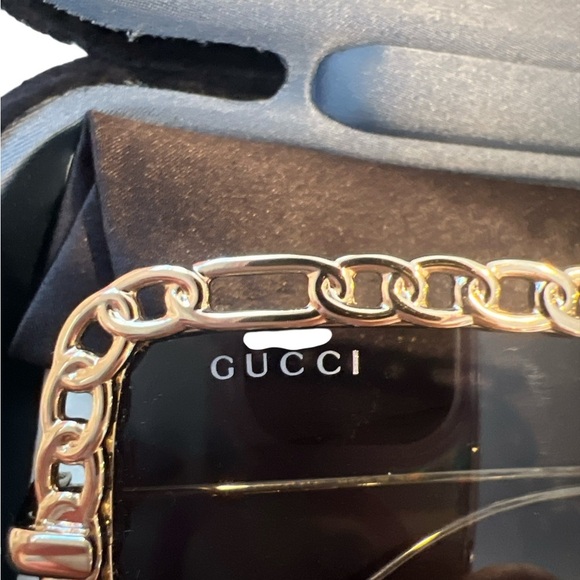 NEW! Gucci Gold Square Sunglasses - Picture 4 of 9